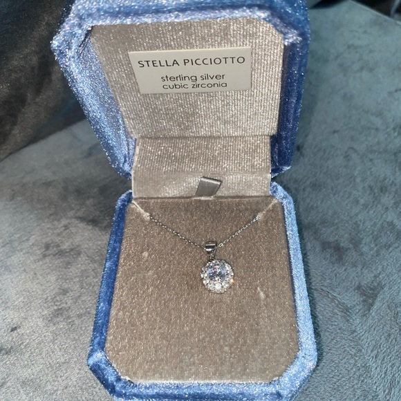 Stella Picciotto - Sterling Silver Necklace with Circle Pendant (NIB | 16” + 2”) - Picture 1 of 2